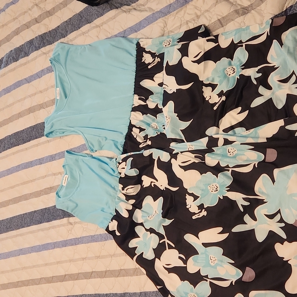 Brand new never worn Mommy and Me maxi dress XXL and size 7